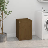 Laundry Box Honey Brown 44x44x66 cm Solid Wood Pine 823567