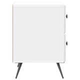 Bedside Cabinet 2 pcs High Gloss White 43 x 34.5 x 47.5 cm 895454