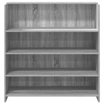 Reception Desk Grey Sonoma 100x50x103.5 cm Engineered Wood 3324165