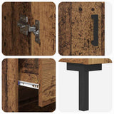 Highboard with Drawer 2 pcs Old Wood Engineered Wood 3415698