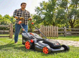 Outsunny 1800W Electric Lawnmower with 40cm Cutting Width, Mulching Feature, 50L Grass Collection T3398P549144
