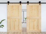 Door NARVIK Natural 85 x 210 cm Solid Pine Wood 42047090