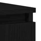 Bathroom Furniture Set 3 pcs Black Oak 30 x 30 x 190 cm 3333097