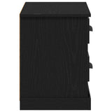 TV Cabinet Black Oak 99.5 x 35.5 x 48 cm Engineered Wood 881380