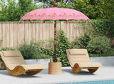 Balinese Parasol Pink x 260 cm Cotton and Wood 42006462