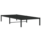 Metal Bed Frame without Mattress Black 90x200cm 373648