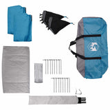 Family Tent with Rainfly Water-resistant 14-Person Blue 42042243
