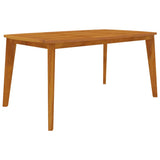 Garden Table Natural Wood Solid acacia wood Large Durable 310303
