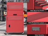 Three-Part Steel Locking Tool Chest - Red T3398P425129