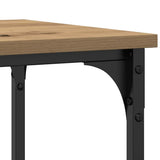 Console Table with Shelf Artisan oak 100 x 35 x 75 cm 863560