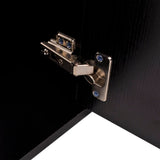 11 Piece Bathroom Furniture Set with Basin with Tap Black 273687