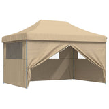 Party Tent Folding Beige 292 x 440 x 315 cm Oxford Fabric 42023632