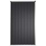 Garden Tool Shed Anthracite 161x89x161 cm Galvanised Steel 316211