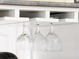 Compact Kitchen Trolley Utility Cart on Wheels with Wine Rack, Drawer, Open Shelf and Storage T3398P329550