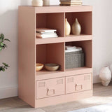 Highboard Pink 67x39x95 cm Steel 841800