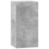 8 Piece TV Cabinet Set Concrete Grey Engineered Wood 3079124