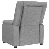 Massage Chair Light Grey Fabric 348120