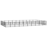 Outdoor Dog Kennel Steel 47.05 m 3124640