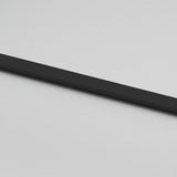 Sliding Door Black 90x205 cm Tempered Glass and Aluminium 155199