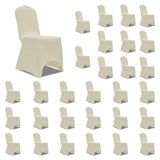 Chair Cover Stretch Cream 30 pcs 3051643