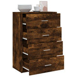 Sideboard Smoked Oak 60x31x84 cm Engineered Wood 840503