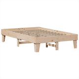 Bookcase Bed without Mattress 135x190cm Double Solid Wood Pine 3324553