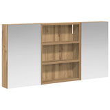 Bathroom Cabinet Set 3 pcs 100 x 10.5 x 50 cm Engineered wood 3403687