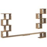 Wall-Mounted TV Shelf Artisan Oak 160 x 15 x 94 cm 8012315