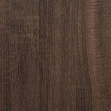 TV Cabinet Brown Oak 180x34x41 cm Engineered Wood 848578