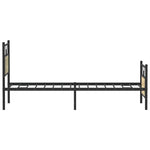 Bed Frame without Mattress Sonoma Oak 90x200 cm Engineered Wood 4106803