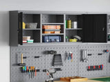Tool Cabinet with Shelf Black and Grey 100 x 20 x 55 cm 4103473