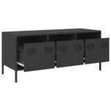 TV Cabinet Black 101.5x39x43.5 cm Cold-rolled Steel 851226