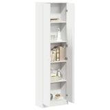Wardrobe with Shelf White 55 x 25 x 189 cm Engineered Wood 3334008