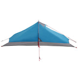 Backpacking Tent Blue 2-Person 185T Polyester with PU Coating 42018575