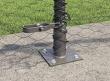 Welded Wire Fence with Concrete Base 25 x 0.6 m 3353651