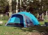 Camping Tent Dome 3-Person Blue Quick Release 4004223