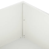 Garden Planter White 60 x 60 x 20 cm Cold-rolled Steel 8004996