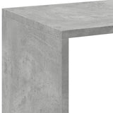 Room Divider Bookcase Concrete Grey 102x29x103.5 cm Engineered Wood 858051