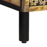 Highboard 60x33x100 cm Solid Wood Mango 358242