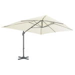 Garden Parasol with Portable Base Sand 276344