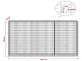 Gabion with 5 mm Wire and 5x2.5 cm Mesh 150x30x100 cm 3463677