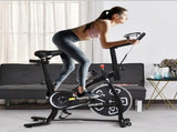 Indoor Stationary Exercise Bike 6kg Flywheel Fitness Cardio Workout Bke Trainer for Home Gym w/ T3398P548516