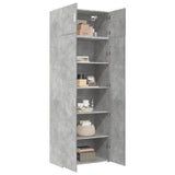Storage Cabinet Concrete Grey 80x42.5x225 cm Engineered Wood 3281353