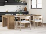 Dinning Table Artisan Oak 180 x 85 x 75 cm Engineered Wood 3424945