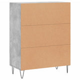 Sideboard Concrete Grey 69.5x34x90 cm Engineered Wood 827784