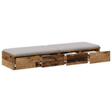 Bed Drawers Old Wood 120 x 36.5 x 16.5 cm Engineered Wood 866945