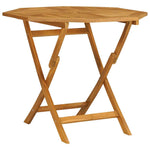 5 Piece Garden Dining Set Solid Teak Wood 3059582