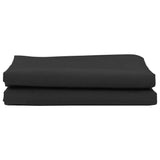Awning Replacement Fabric Black 1000 x 160 cm Polyester 42000825