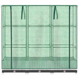 Raised Bed with Greenhouse Cover Rattan Look 120x40x123 cm 4015839