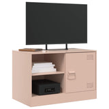 TV Cabinets 2 pcs Pink 67x39x44 cm Steel 841694